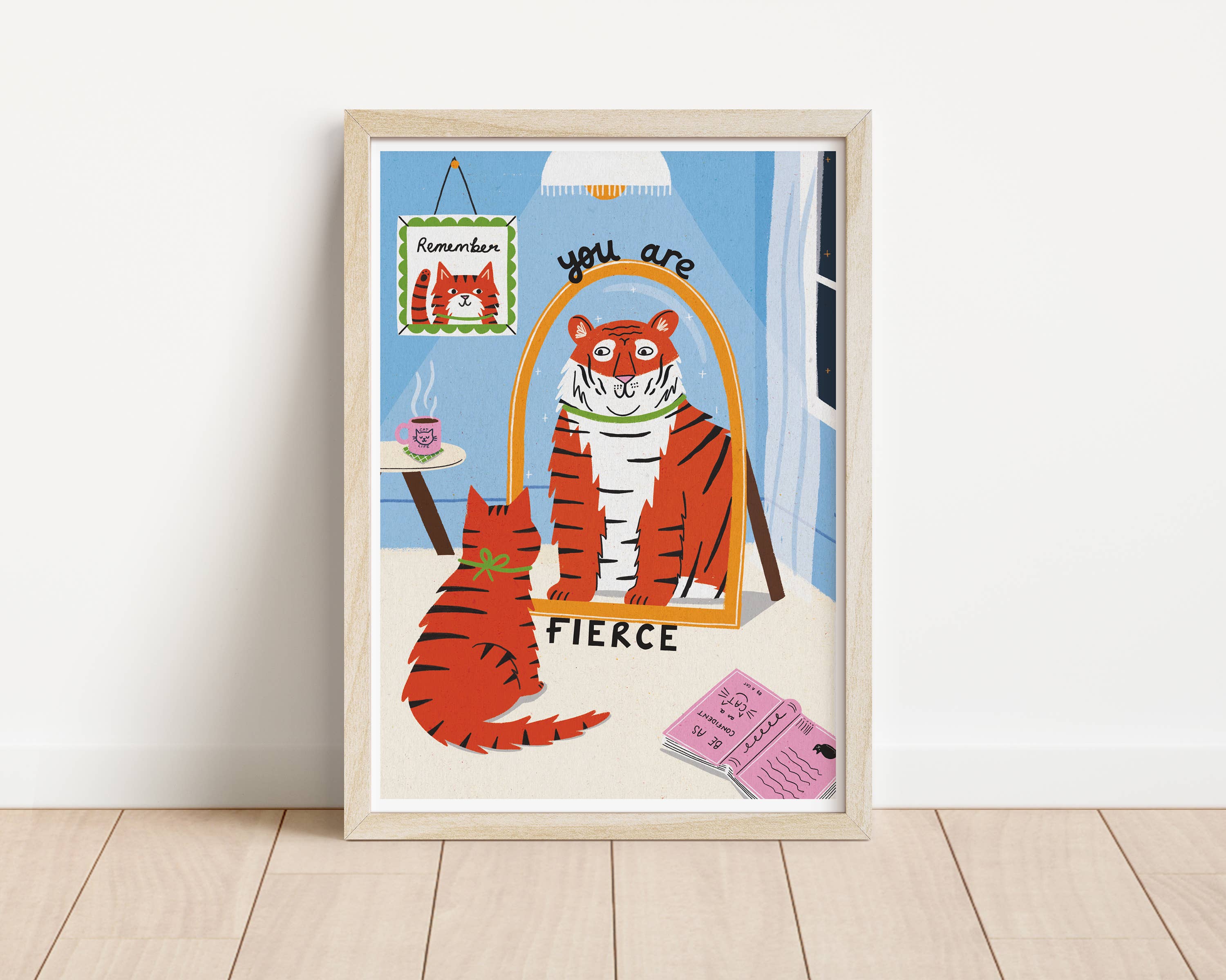 Nat ElIis Illustration - You Are Fierce A4 Art Print