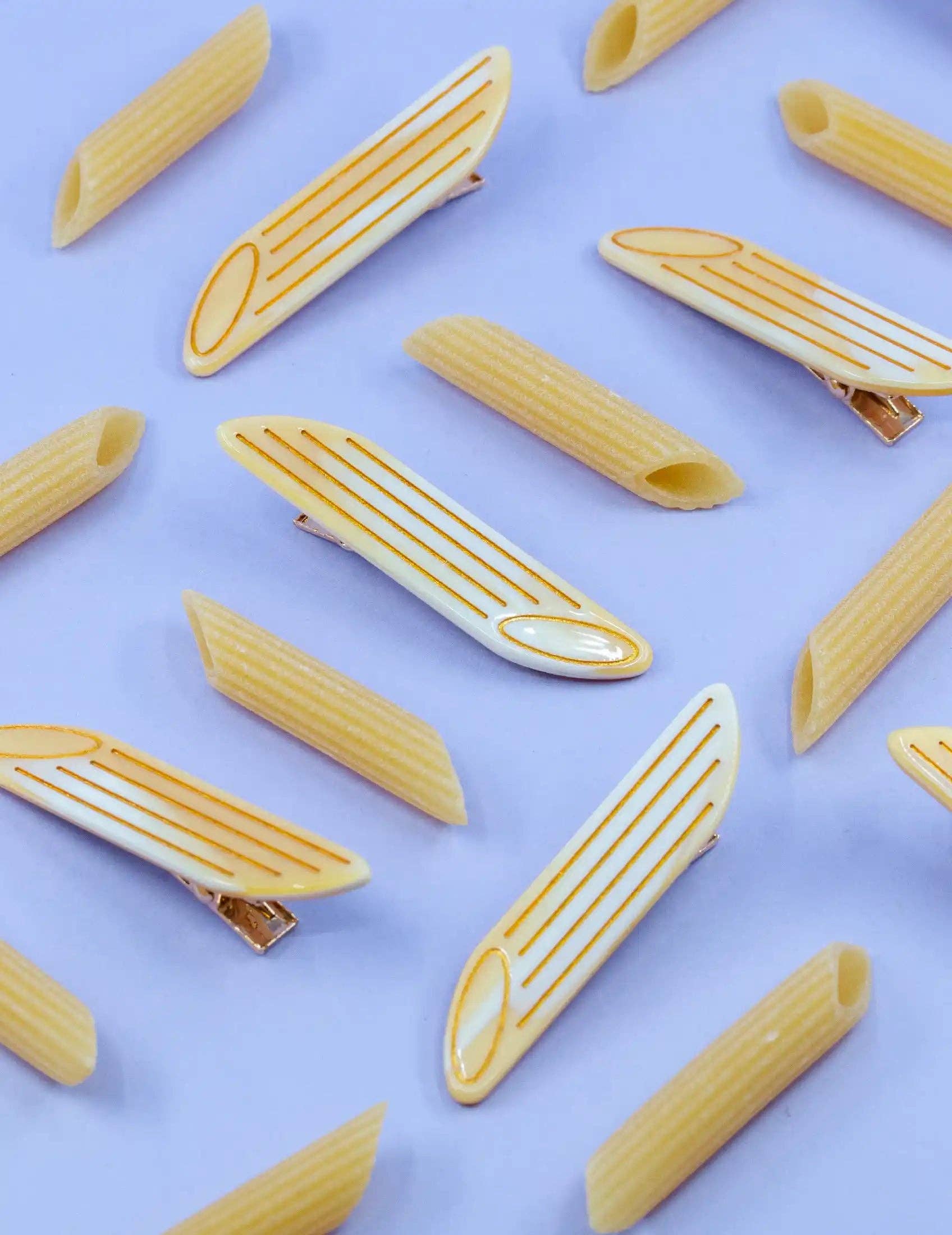 Joanna Behar - Pasta Alligator Hair Clip Set