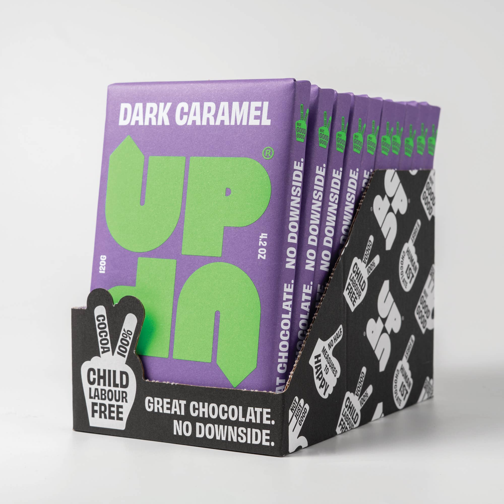 UP-UP - Dark Caramel Chocolate Bar - 120g