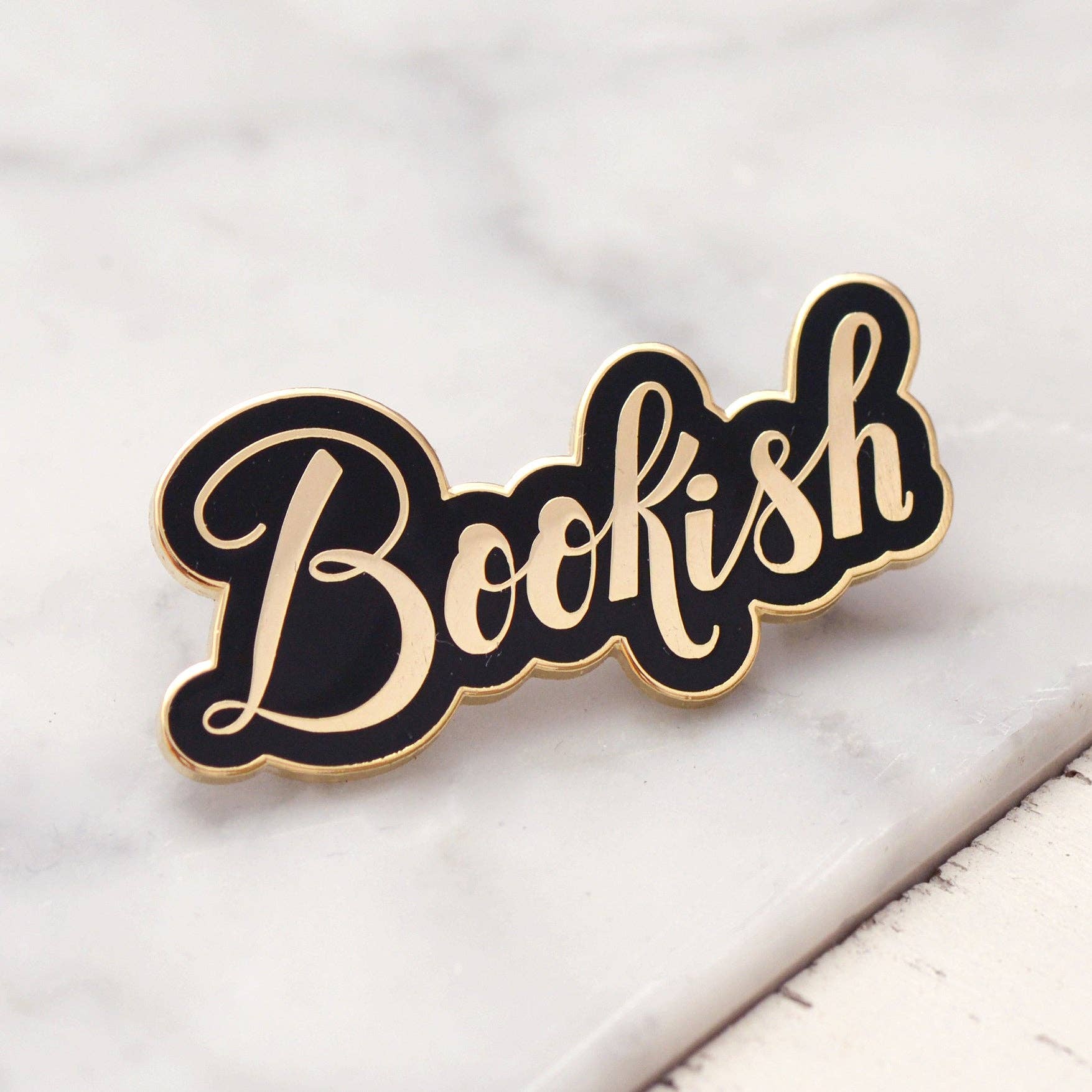 Alphabet Bags - Bookish Enamel Pin