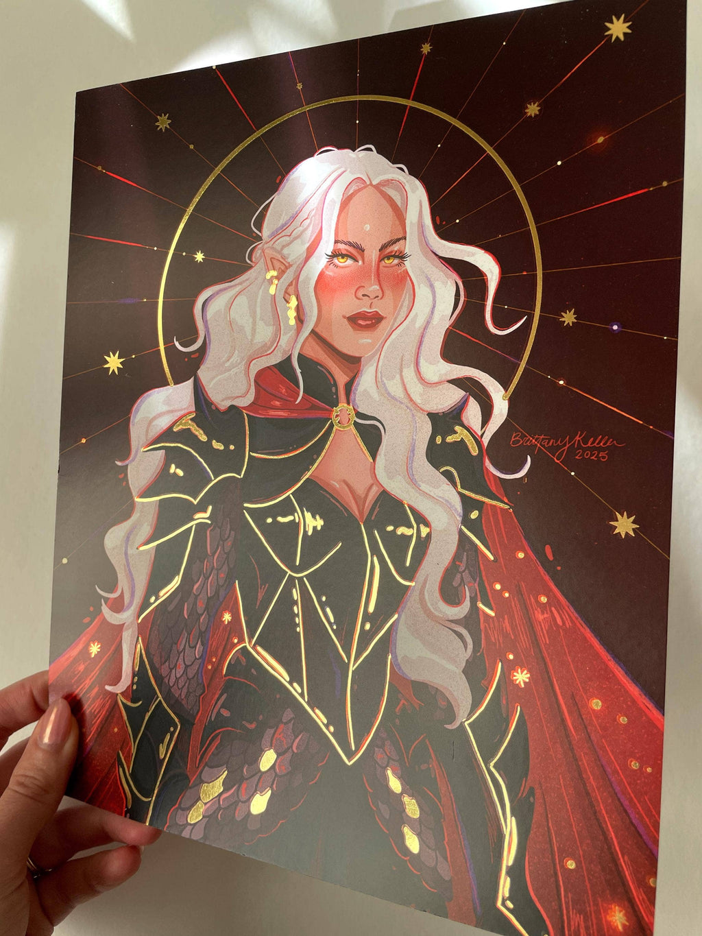 Manon Gold Foil Print