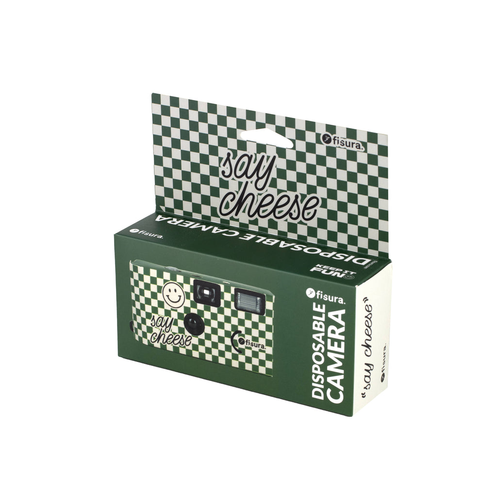 Disposable Camera "Say Cheese" Green