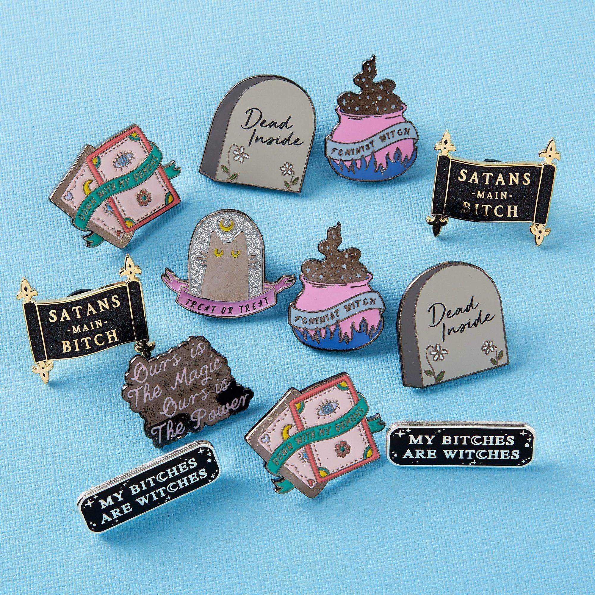Satan's Main Bitch Enamel Pin