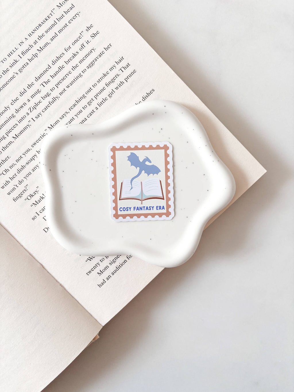 Fleurs on Sunday - Cosy Fantasy Era Stamp Sticker