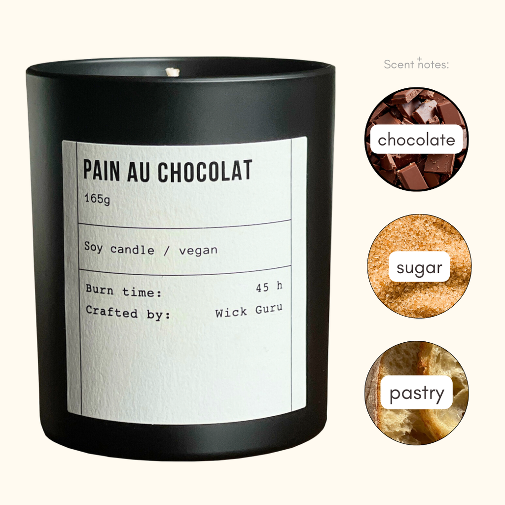 Pain Au Chocolat Candle | Birthday Gift | Bakery Scent