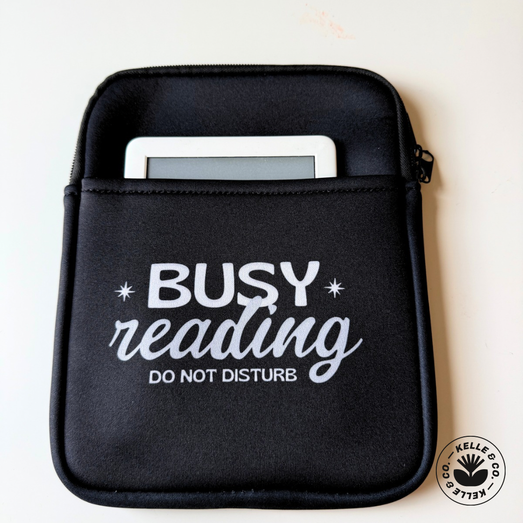 Kelle & Co. - Busy Reading Kindle Sleeve