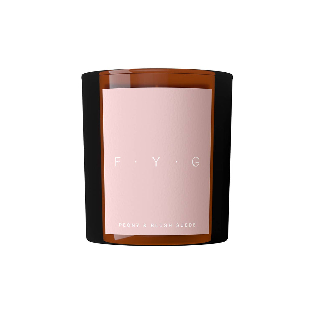 Peony & Blush Suede Candle