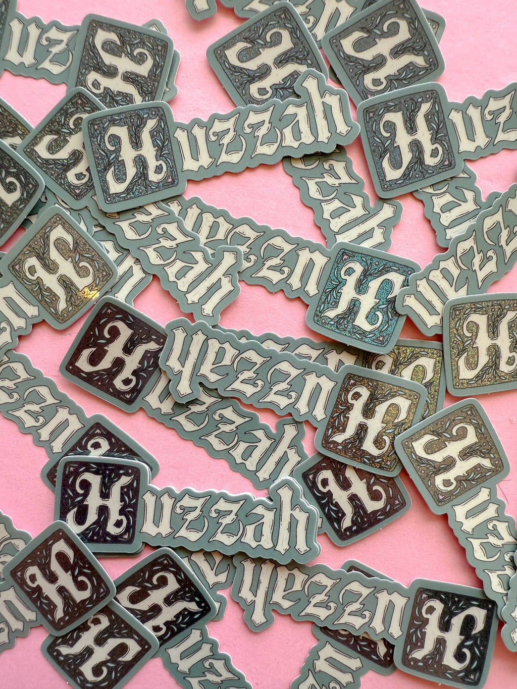 Huzzah Vinyl Sticker