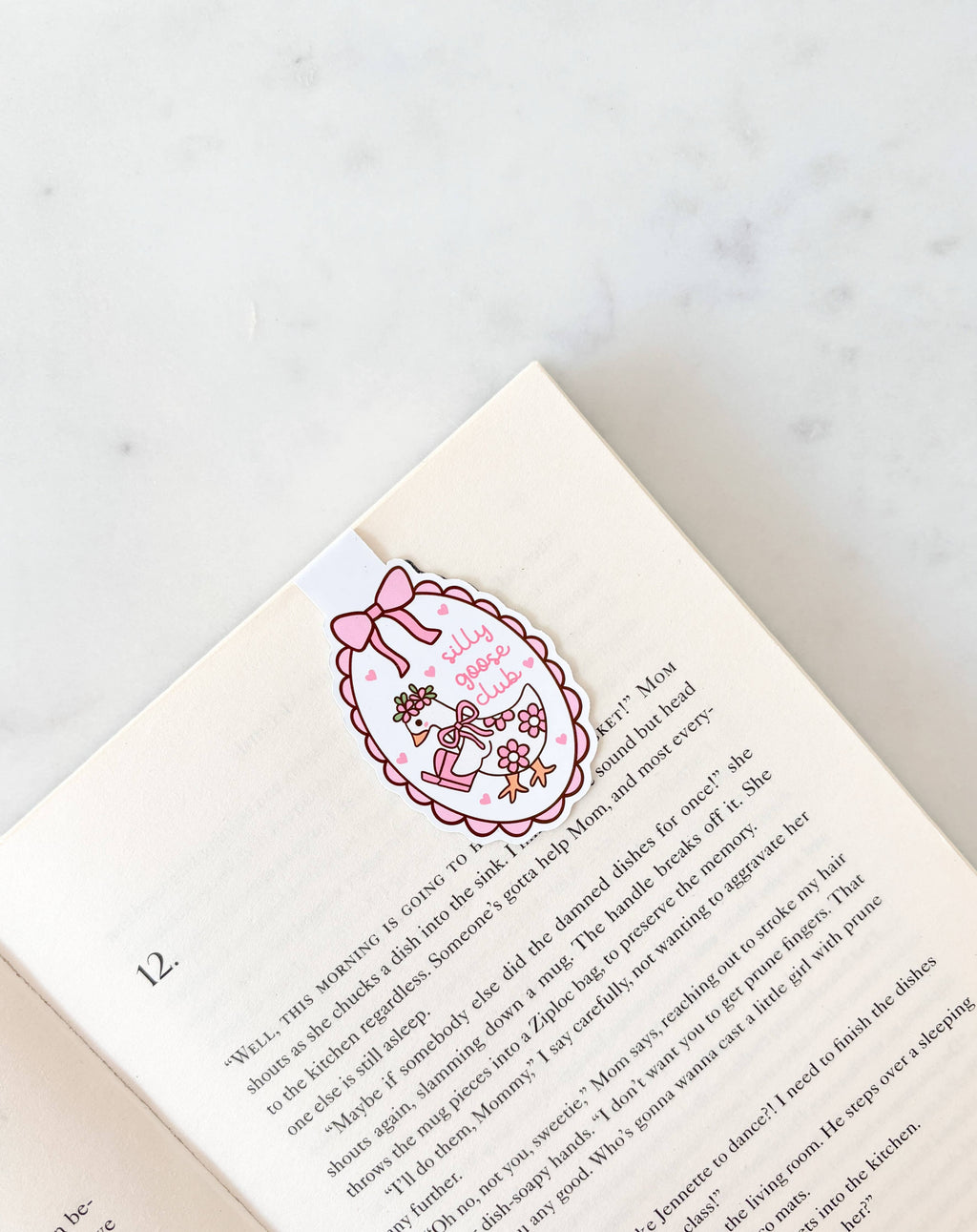 Silly Goose Club Magnetic Bookmark