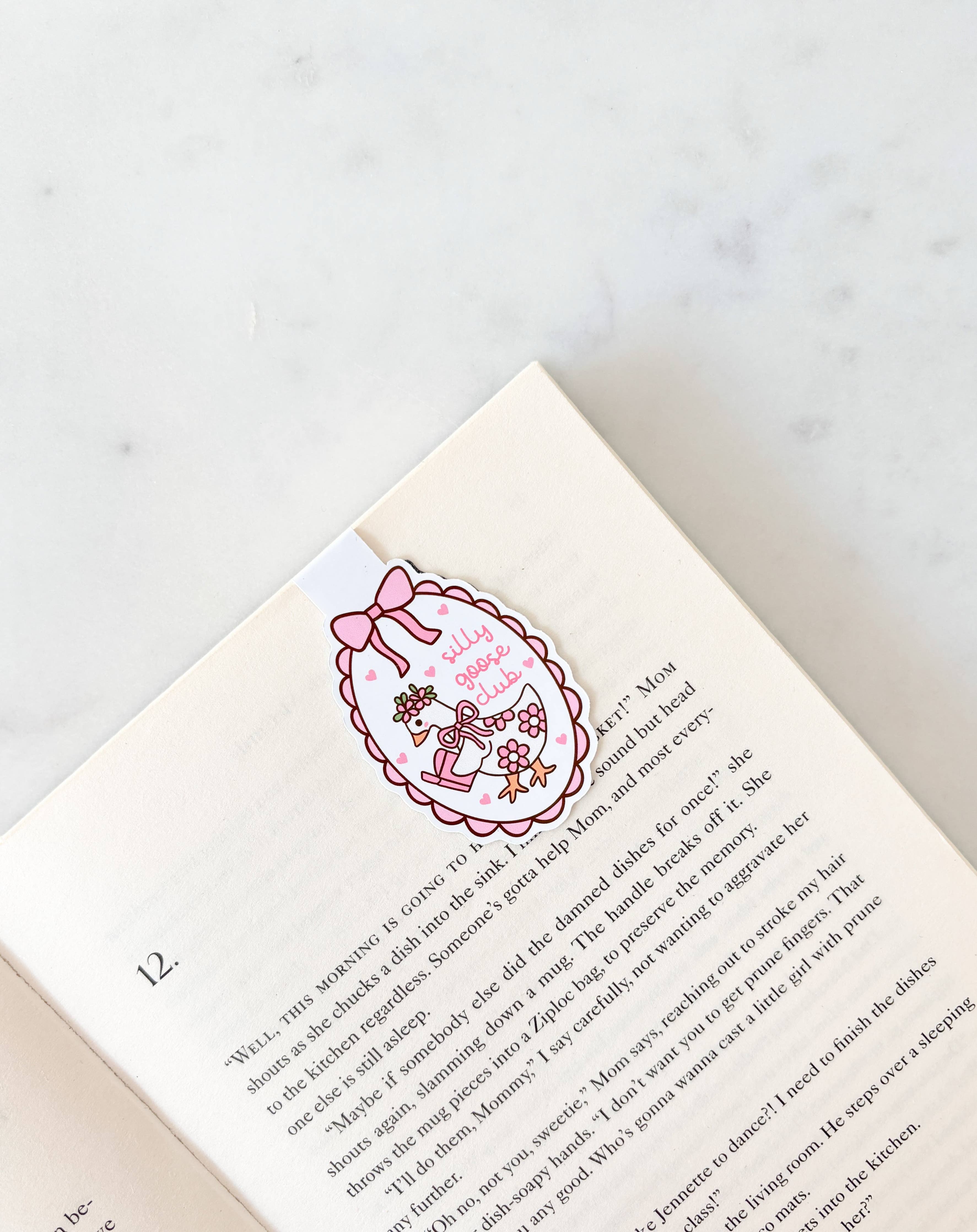 Silly Goose Club Magnetic Bookmark