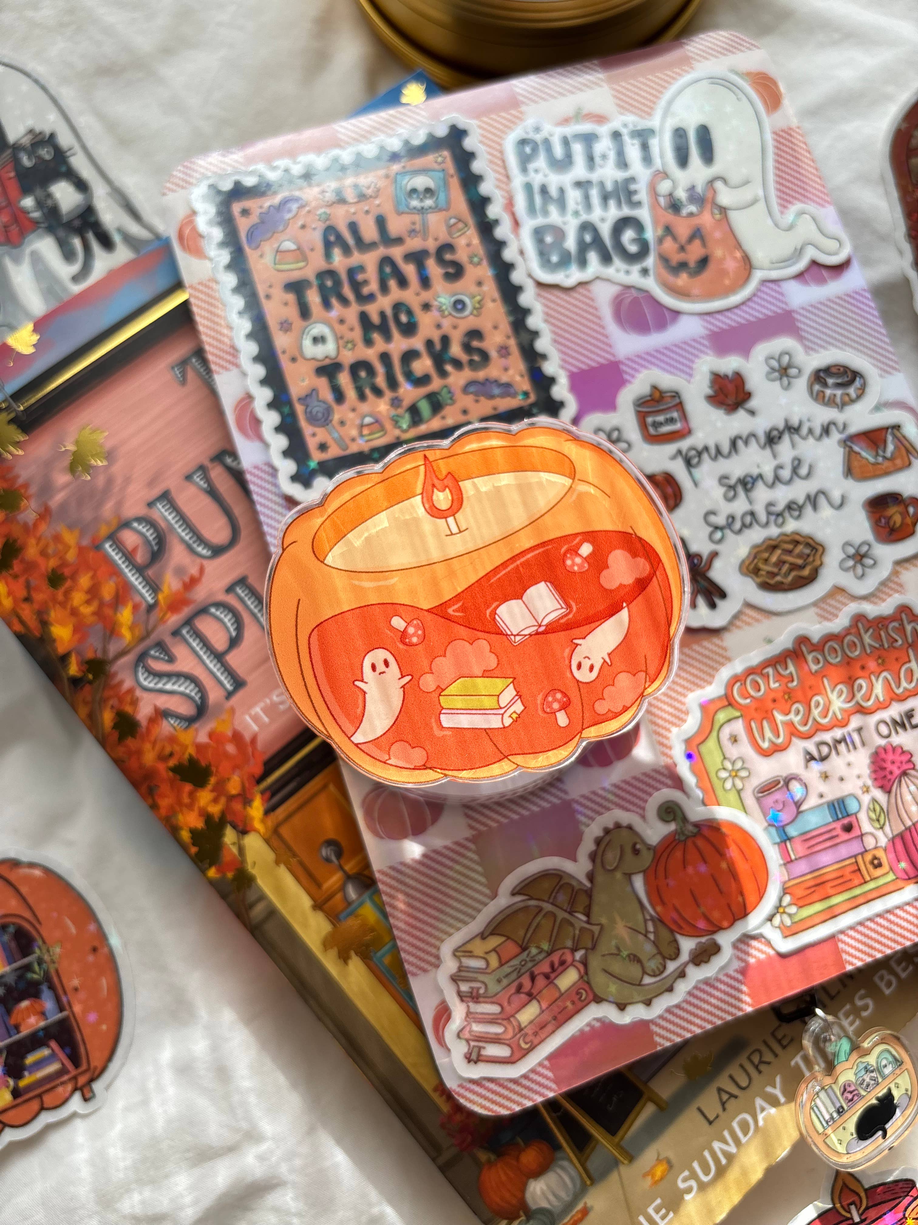 Fall Candle Magnetic Grip for Kindle/Kobo/Smartphone