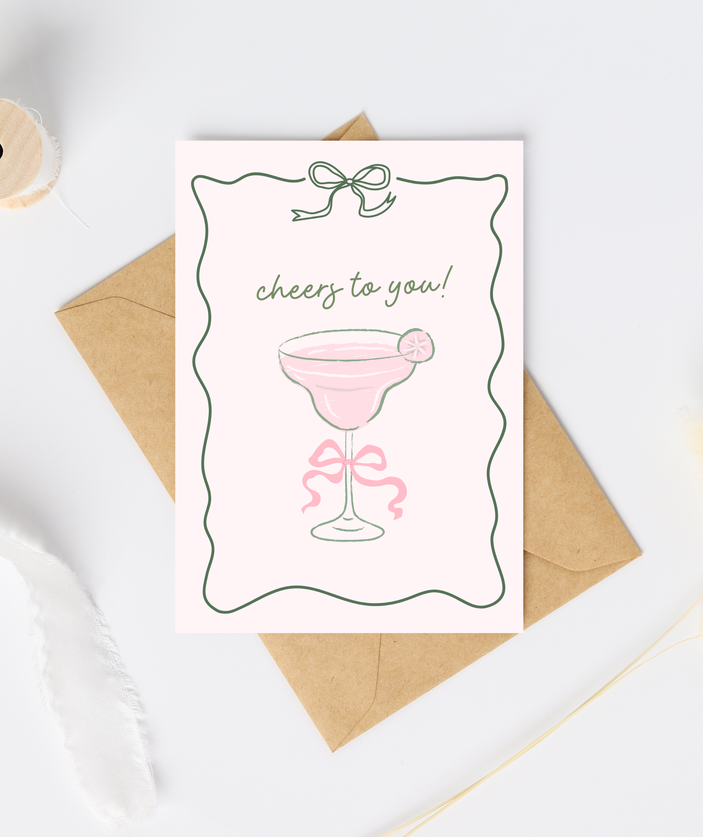 Cheers To You Cocktail Celebration Card