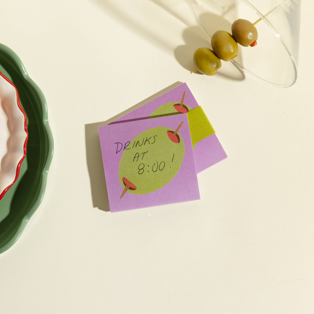 Mel Andrel - Olive Sticky Notes
