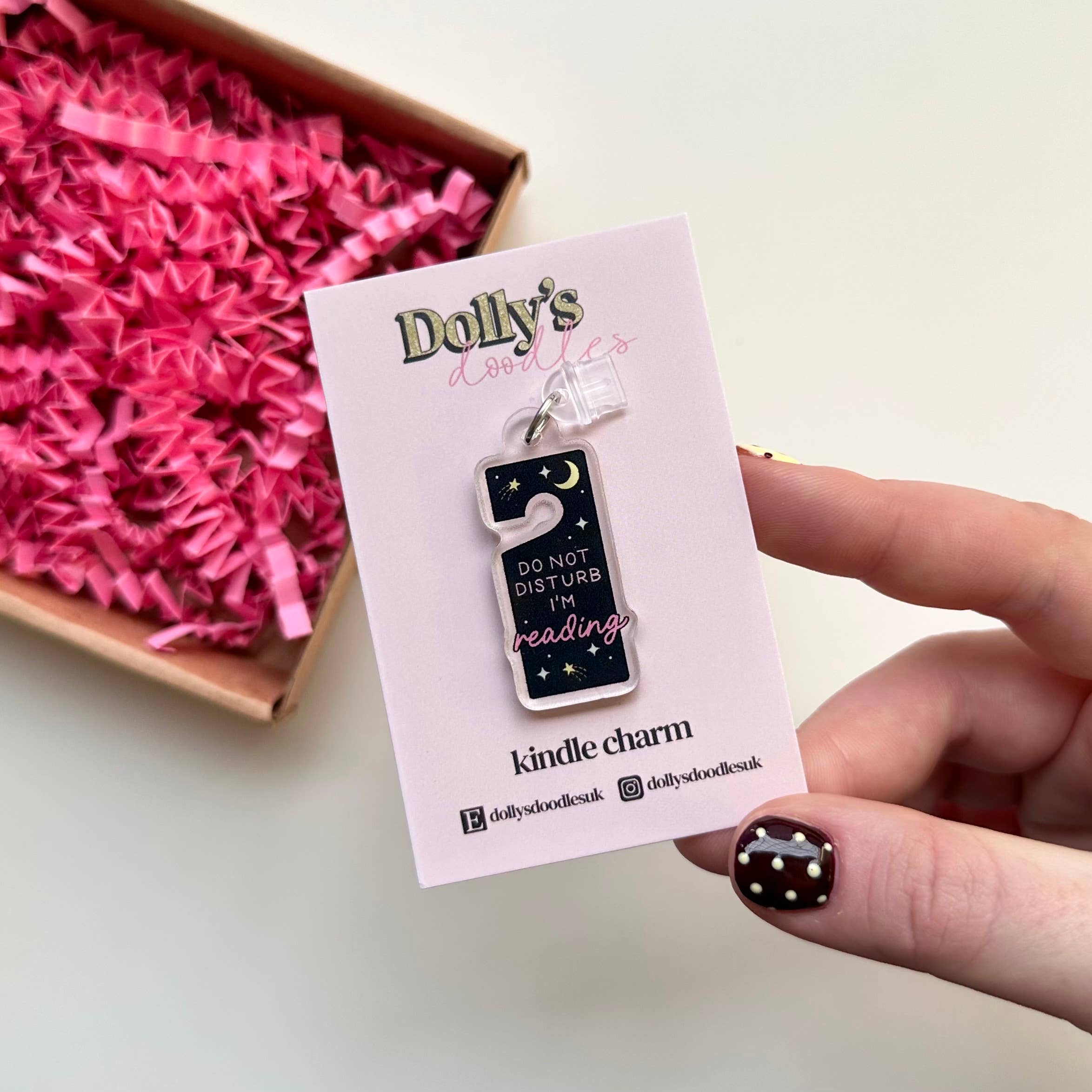 Dolly's Doodles - Do Not Disturb Kindle Charm