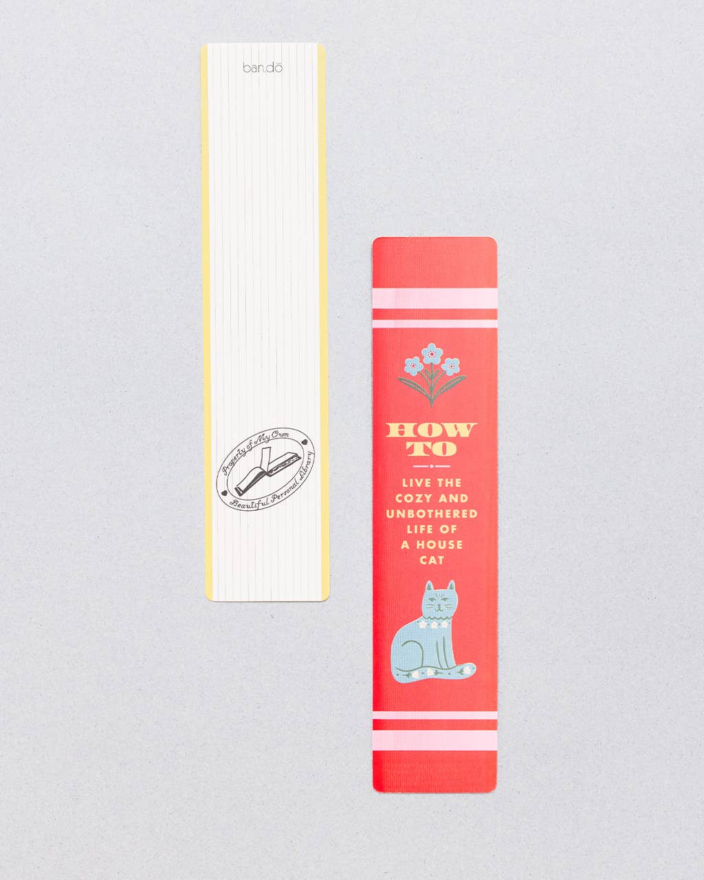 Novelty Bookmark Set, Book Spines