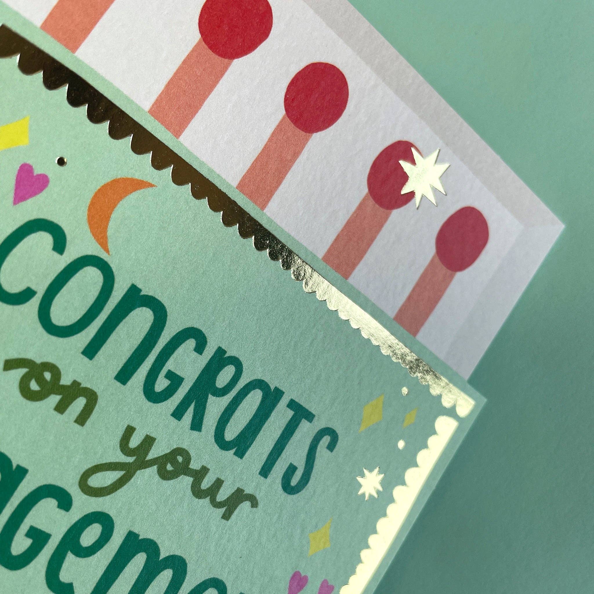 Congrats on your engagement matchbox (BRS09)