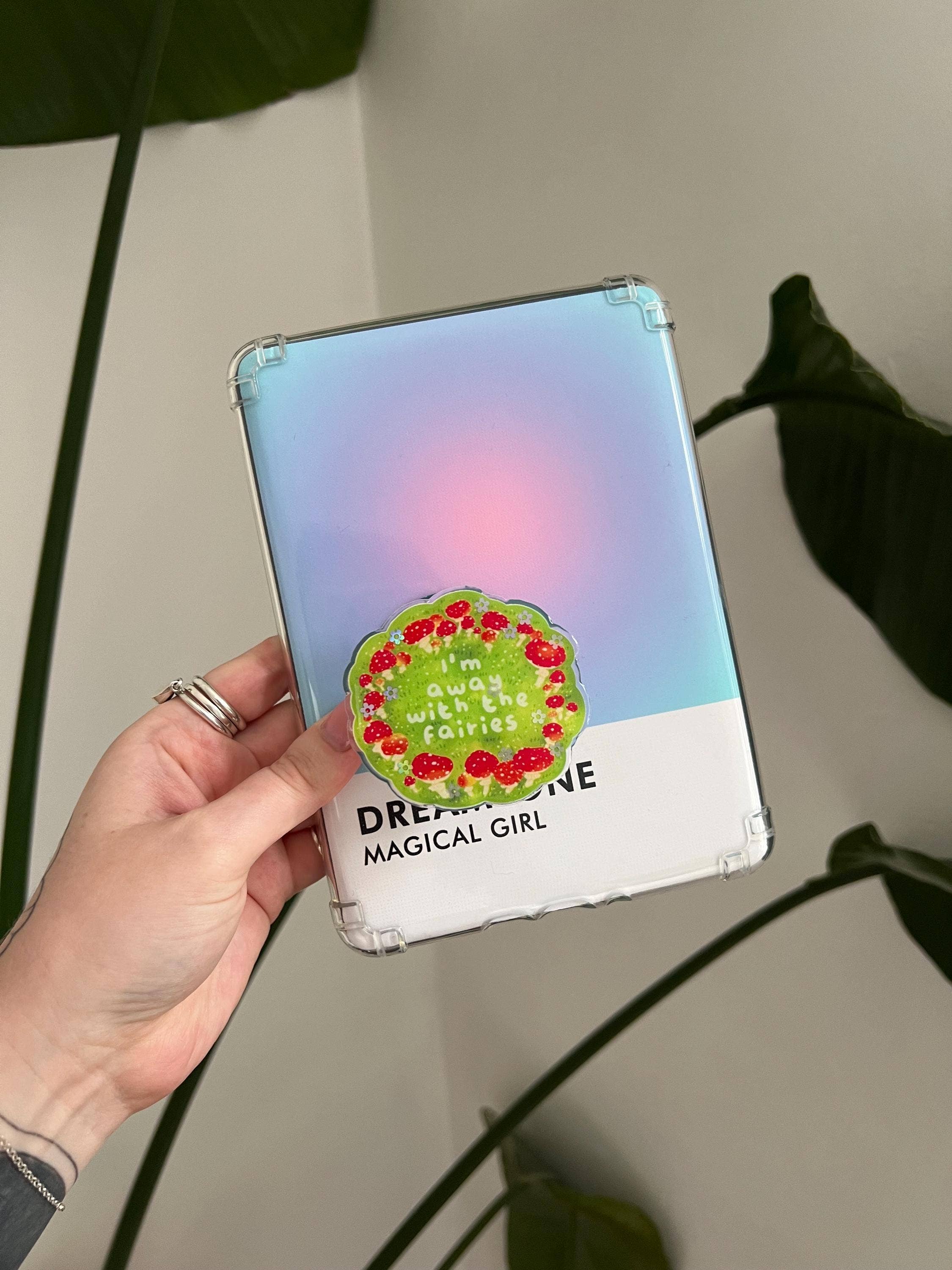 "Cottage Core" Luxury Magnetic Kindle Grip & Phone holder