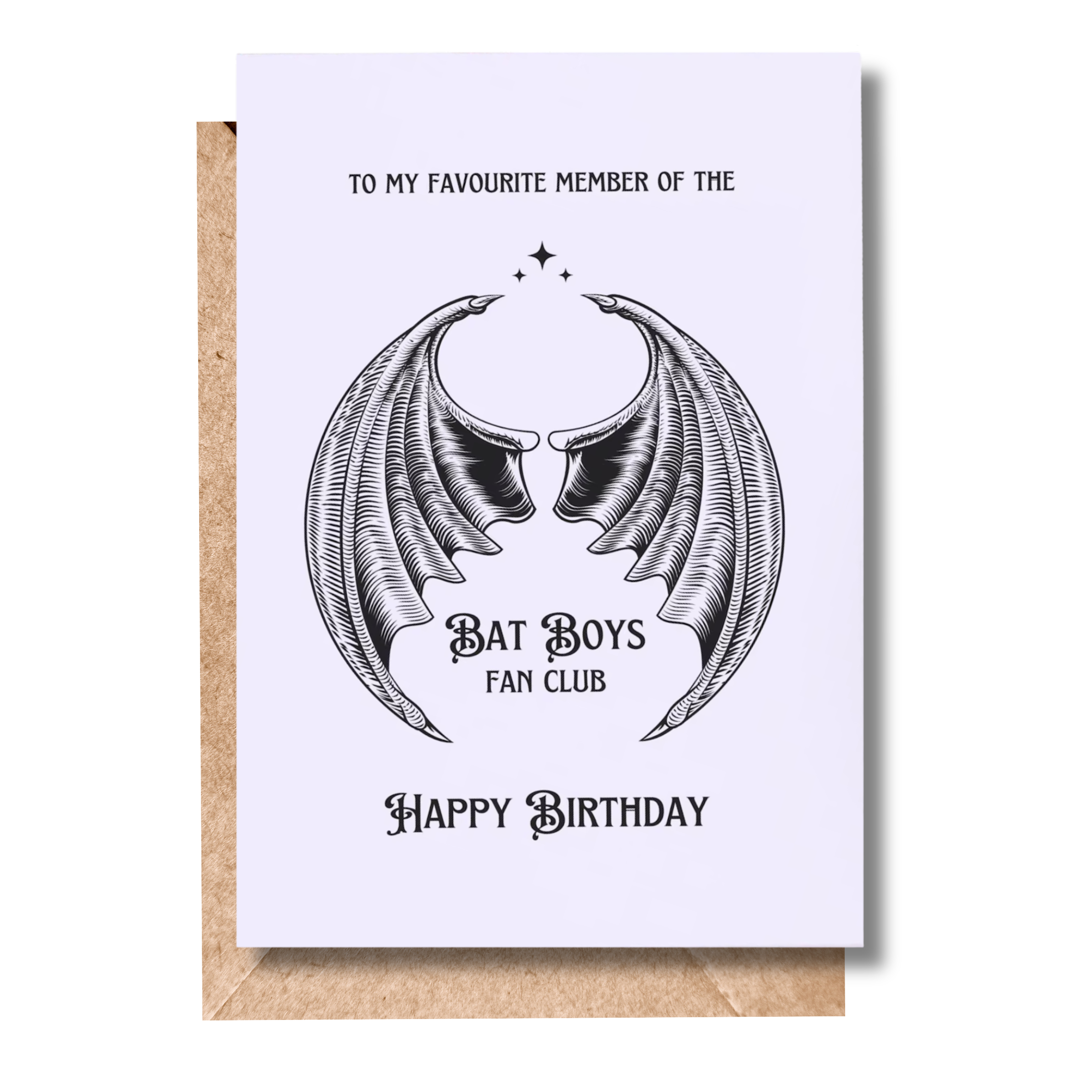 The Bat Boys birthday greeting card