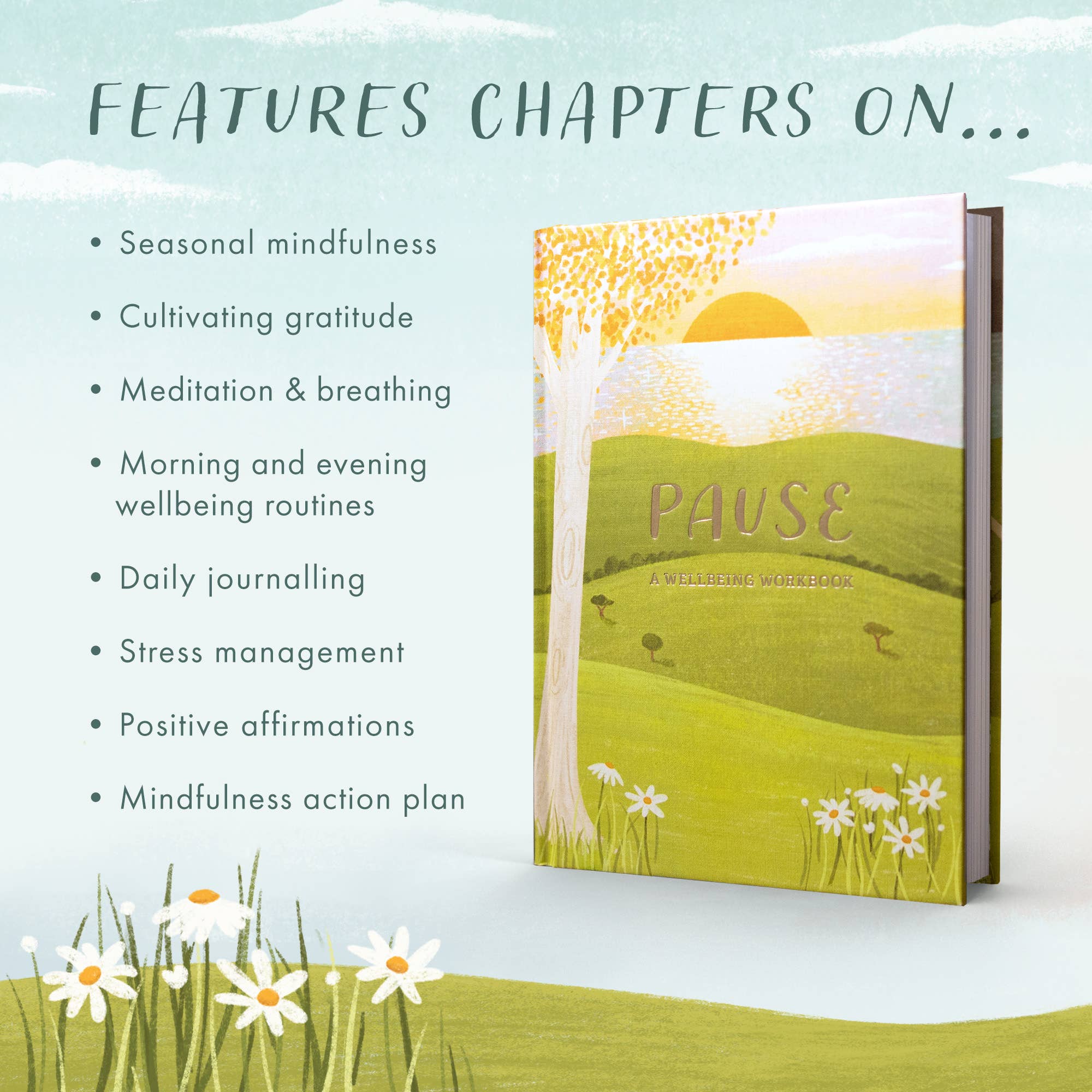 Mindfulness Journal | Wellbeing workbook | Pause