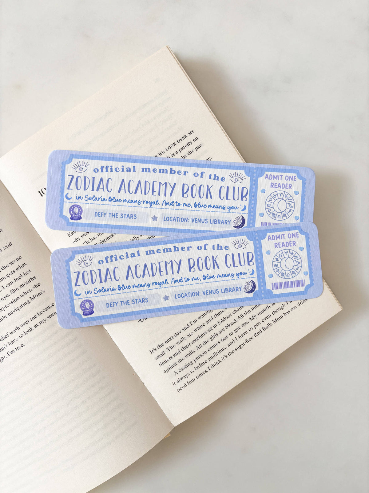 Zodiac Romantasy Book Club Bookmark