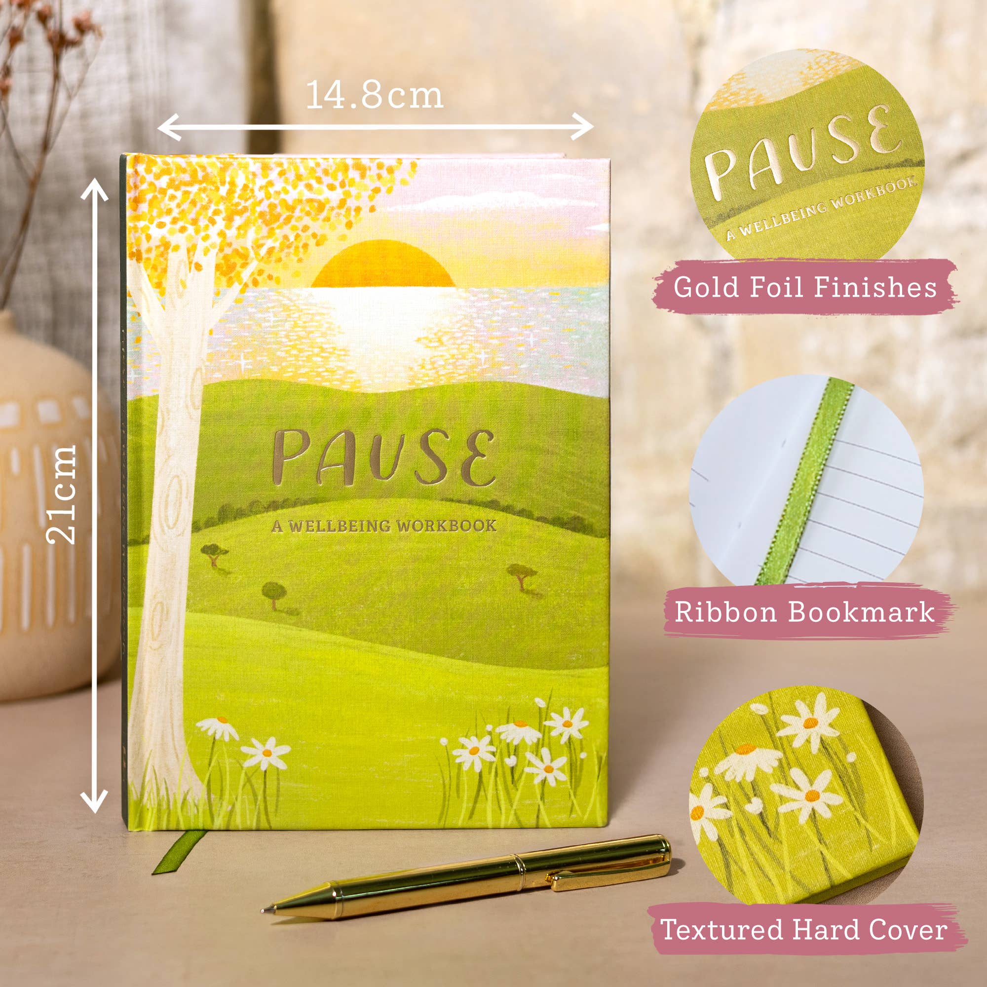 Mindfulness Journal | Wellbeing workbook | Pause