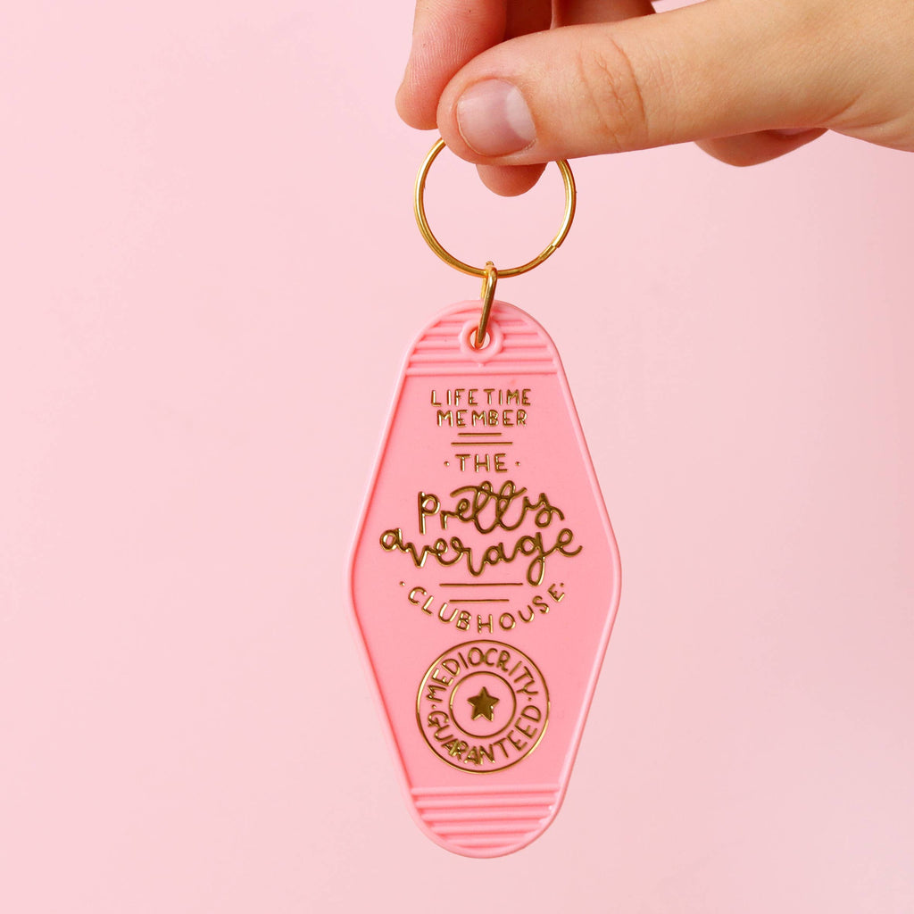 Laura Oh - the pretty average clubhouse keyring