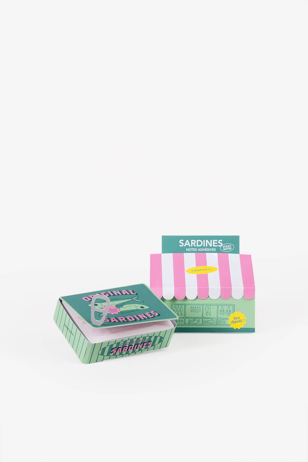 New-Sticky Notes Green Sardines Stationery Gift