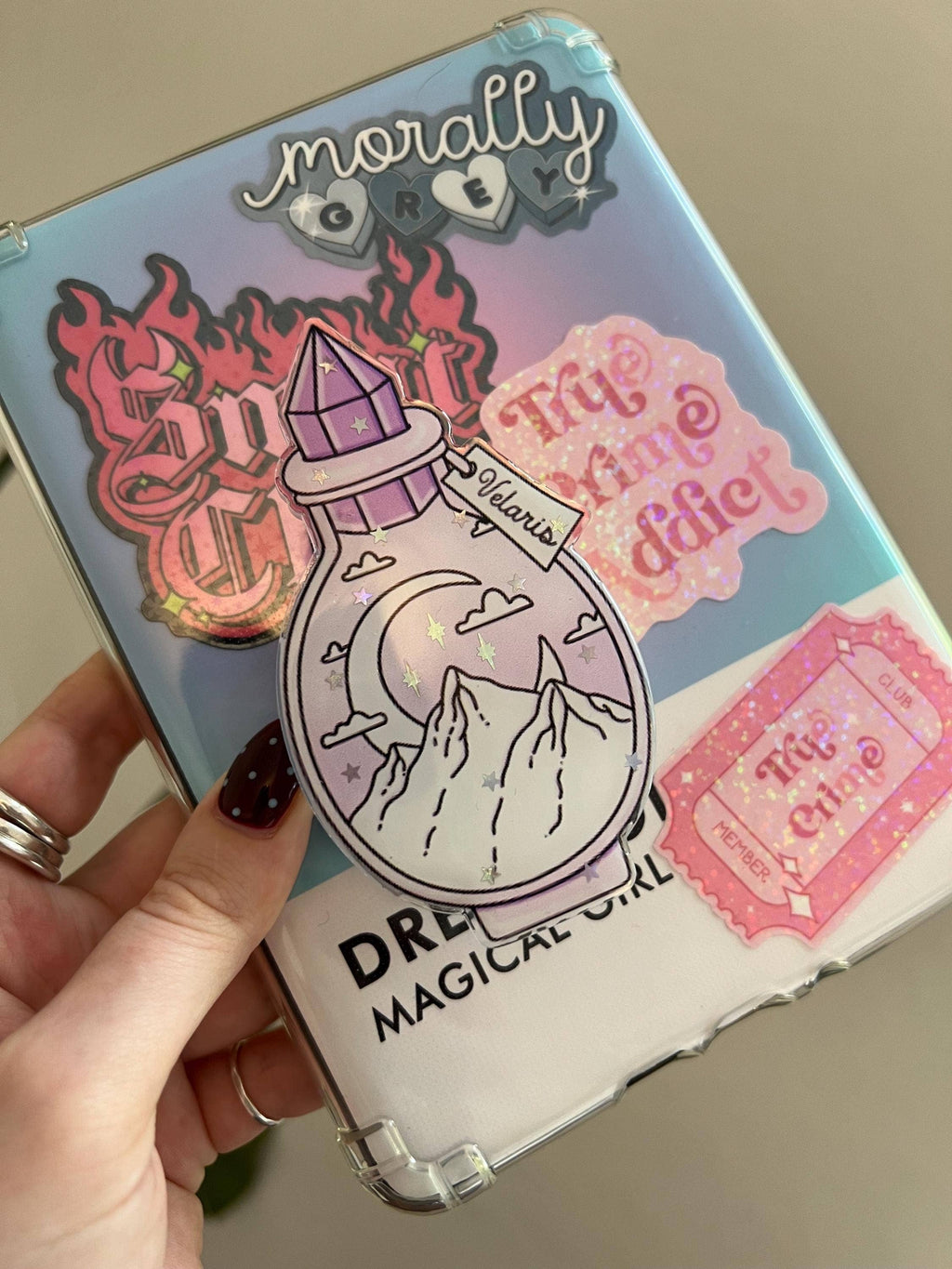 "Velaris" Luxury Magnetic Kindle Grip & Phone holder