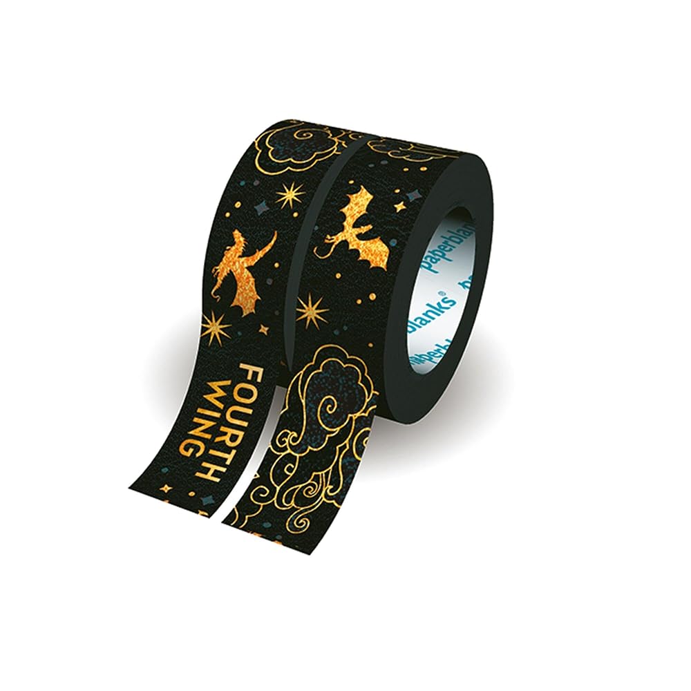 Fourth Wing Shadows of Navarre Washi Tape, Rebecca Yarros' Empyrean Collection by Paperblanks cover image