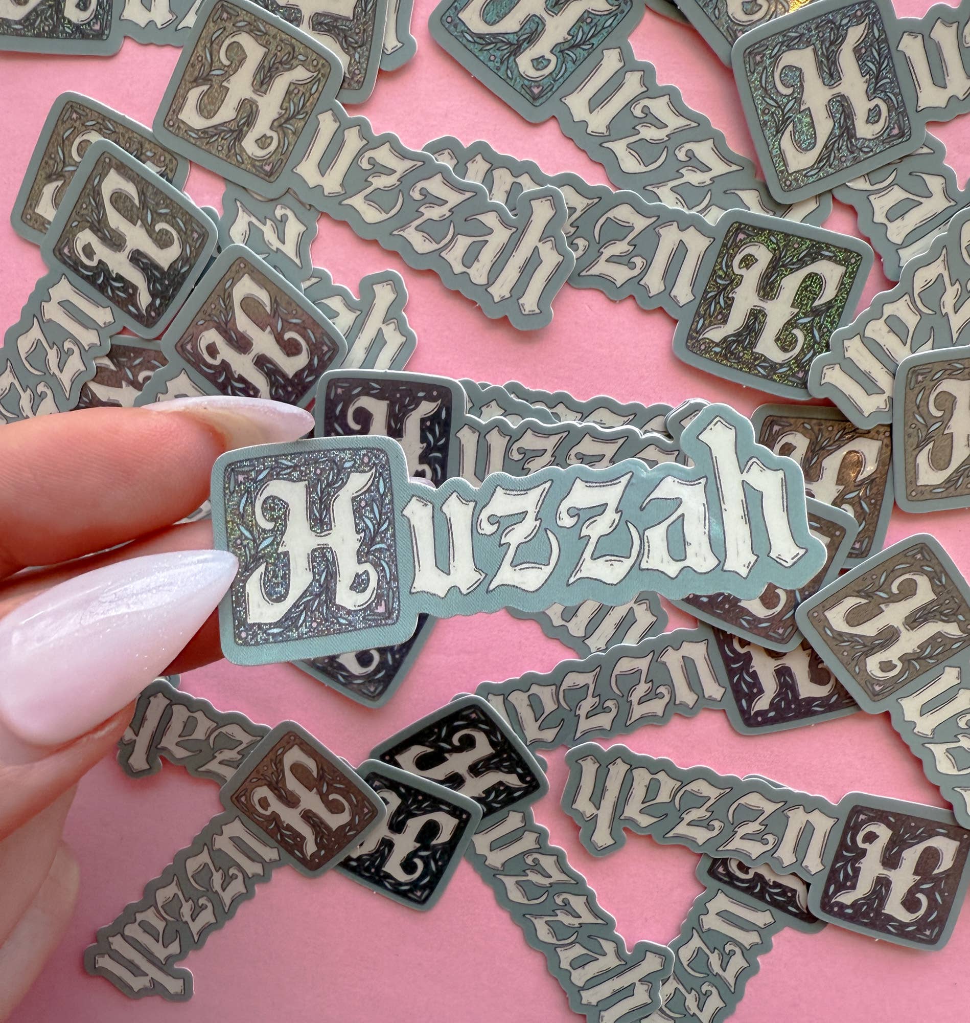 Huzzah Vinyl Sticker