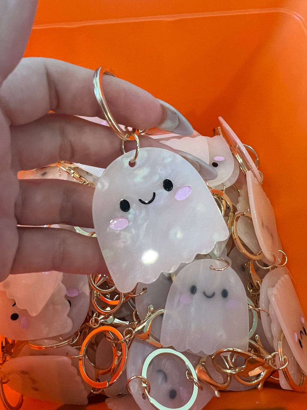 Ghostie Acrylic Keychain