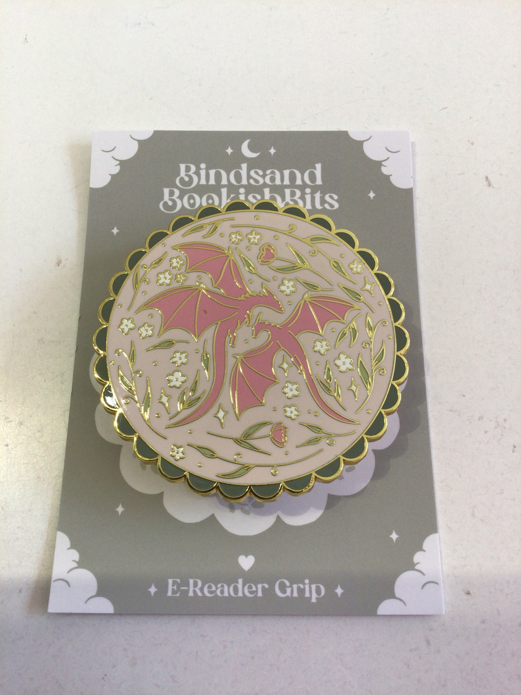 Pink Dragon E-Reader Grip