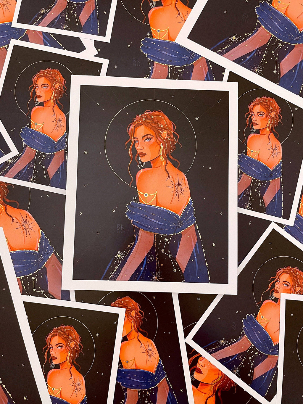 Nesta Gold Foil Print