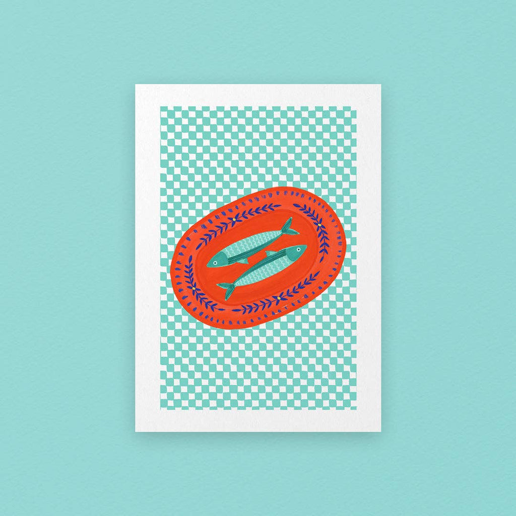 Sardine Fish Giclée Art Print