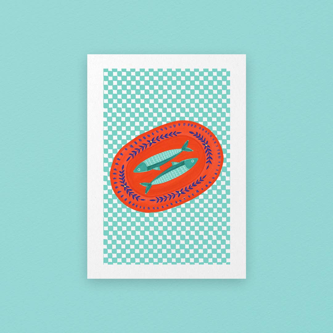 Sardine Fish Giclée Art Print