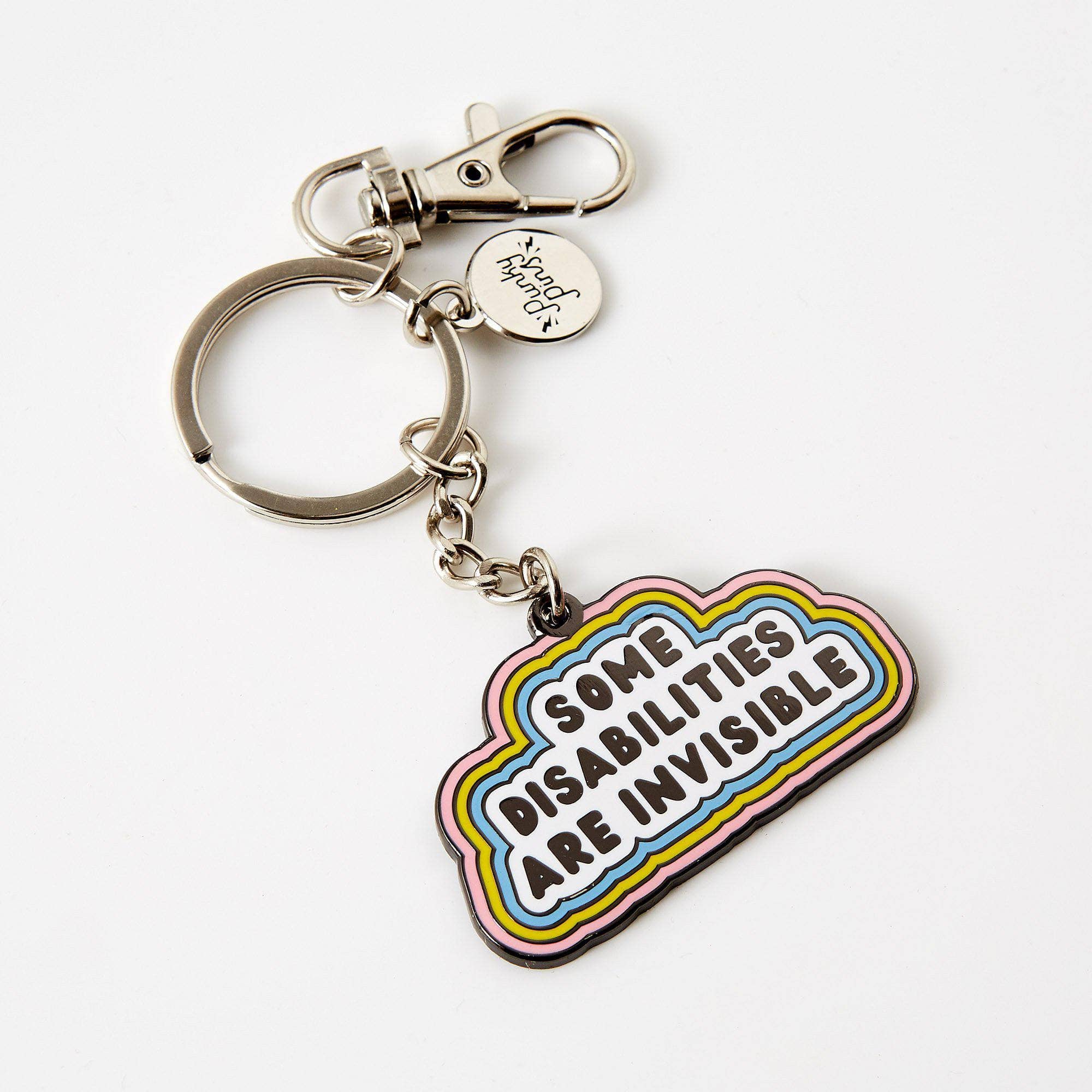 Punky Pins: Some Disabilities Are Invisible Hard Enamel Keyring