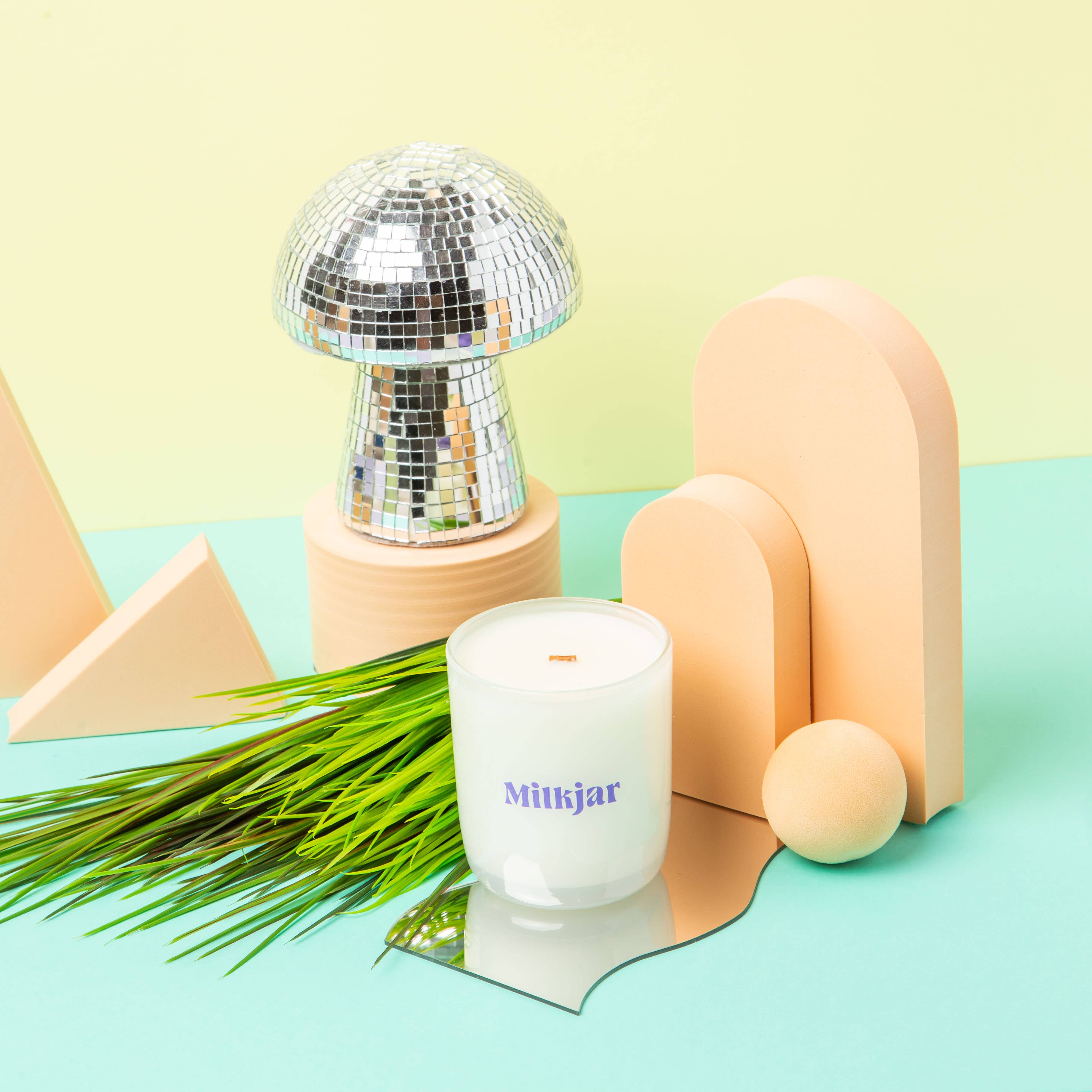 Milk Jar Candle Company - Lemongrass, Lavender & Sage Soy Candle