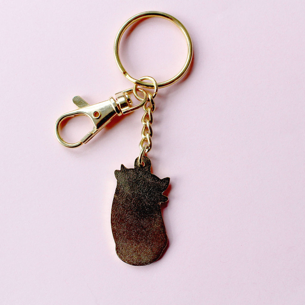 Glitter Punk - Hugging Cats Keychain