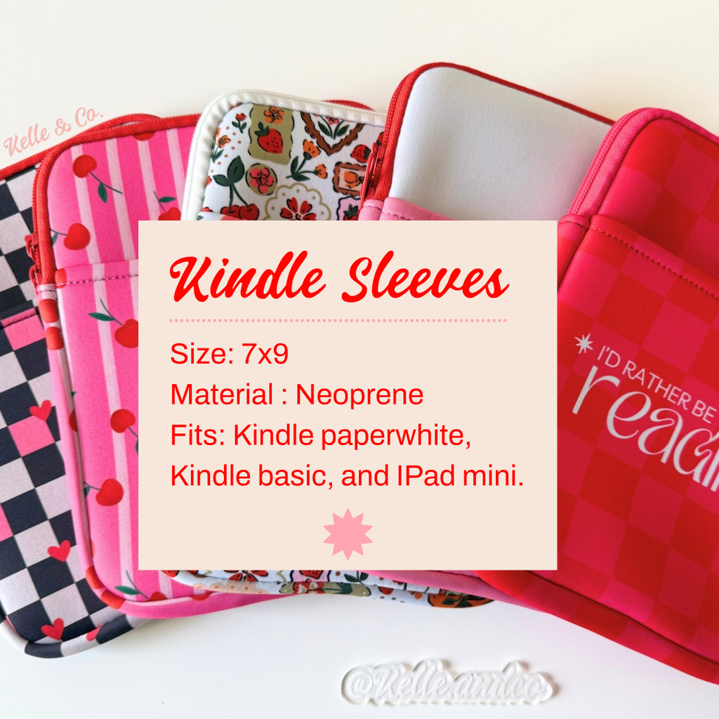 Kelle & Co. - Busy Reading Kindle Sleeve