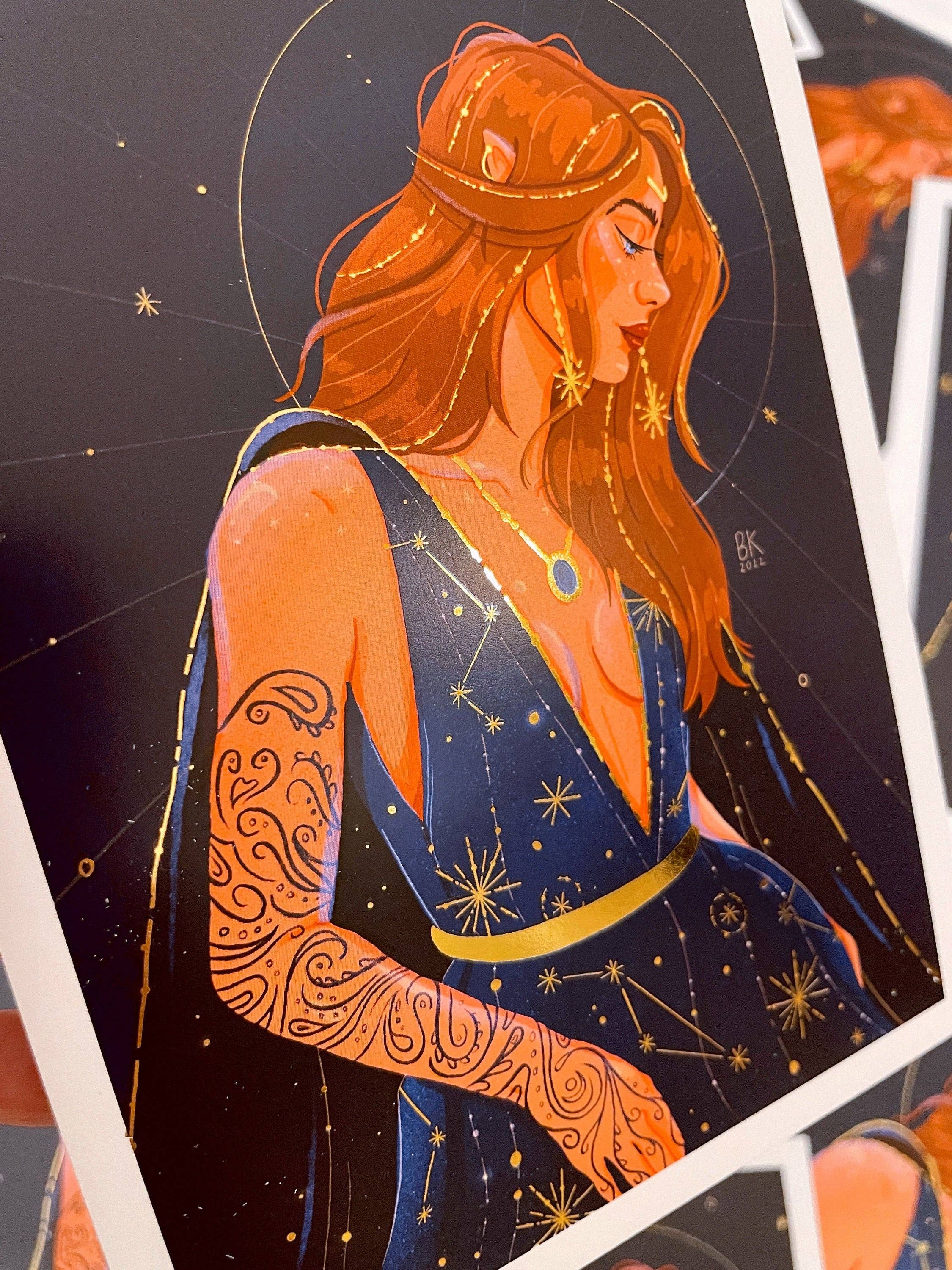 Feyre Gold Foil Print