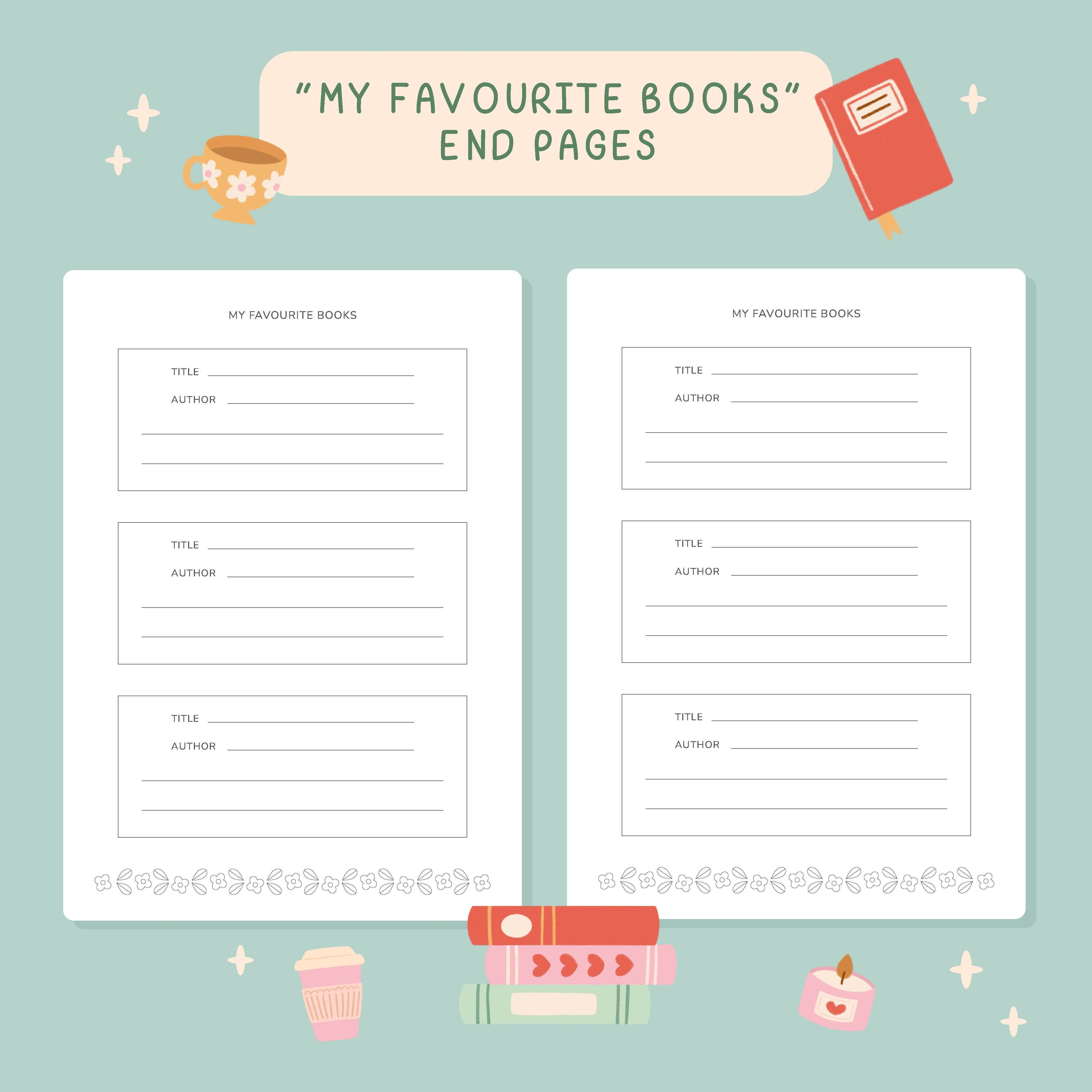 Hopscotch Paper Co. - 50 Page Reading Journal