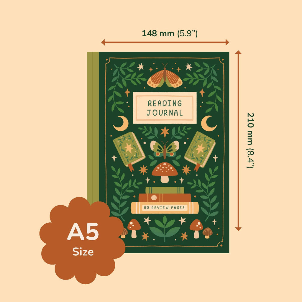 Hopscotch Paper Co. - 50 Page Fantasy Forest Reading Journal