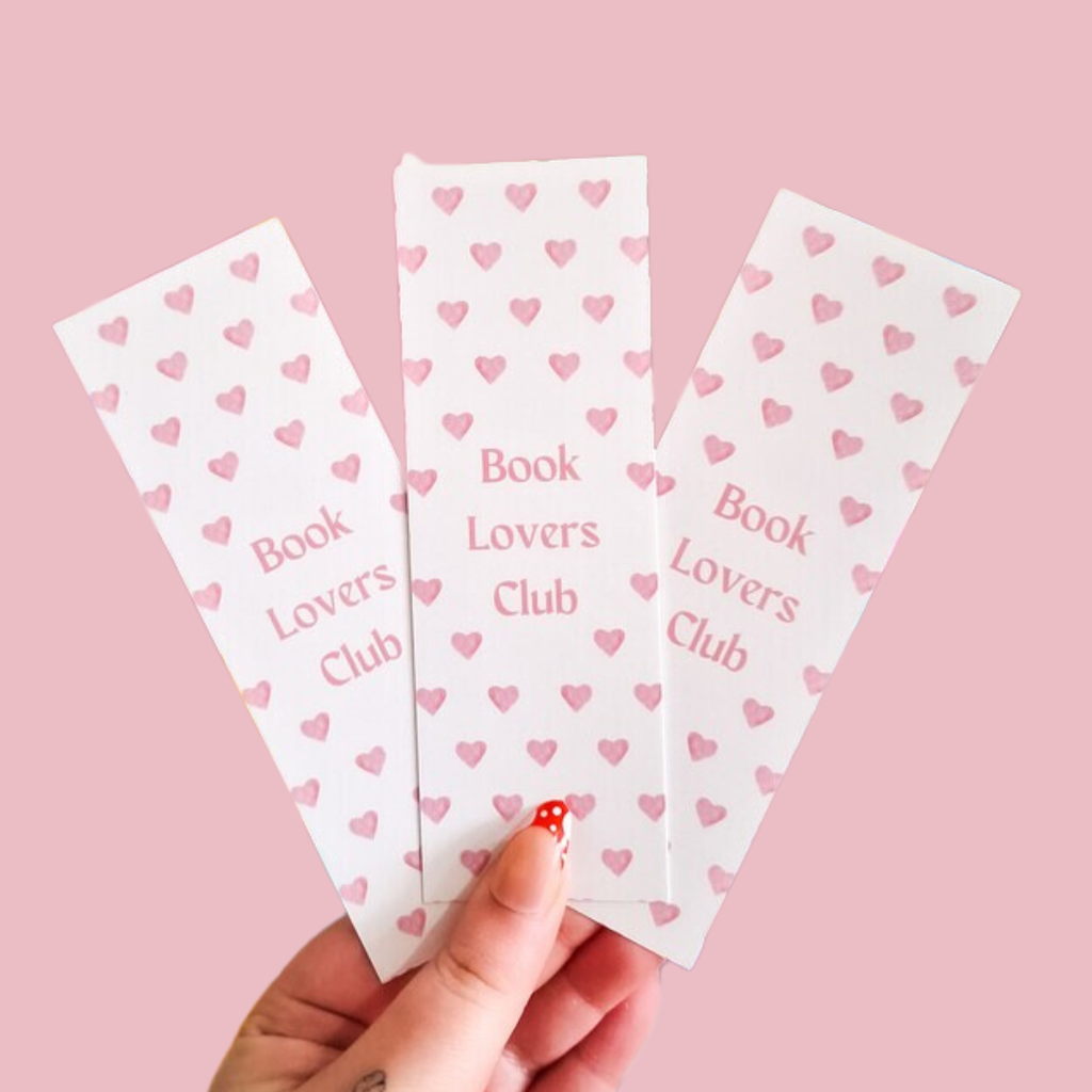 Book lovers club bookmark