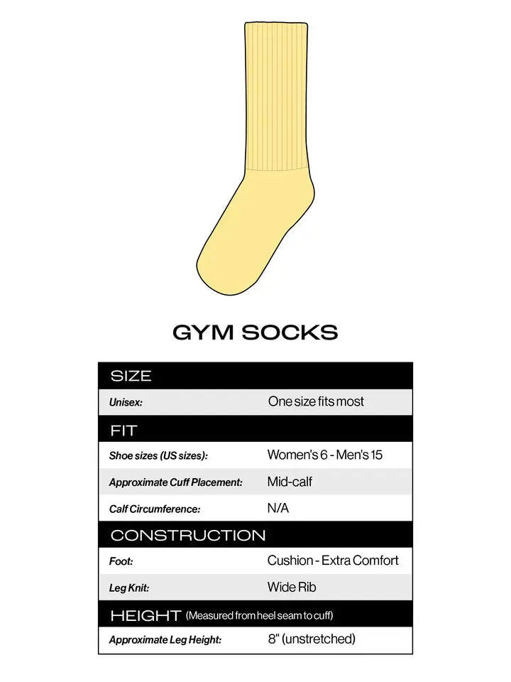 I ❤️ Romantasy Gym Crew Socks - Romance Gift