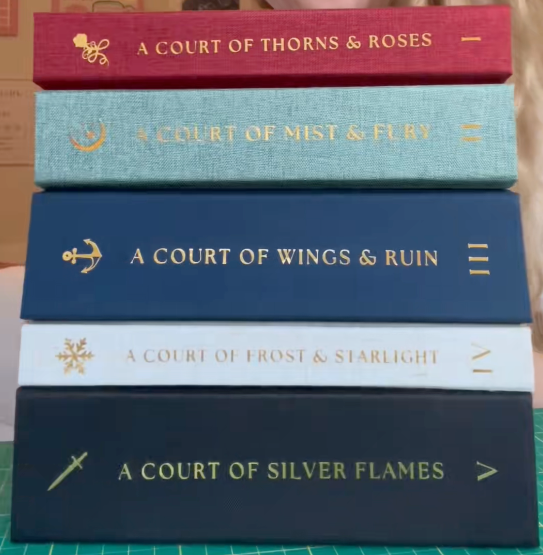 ACOTAR FULL SET 5 Books handmade re-binded special edition book