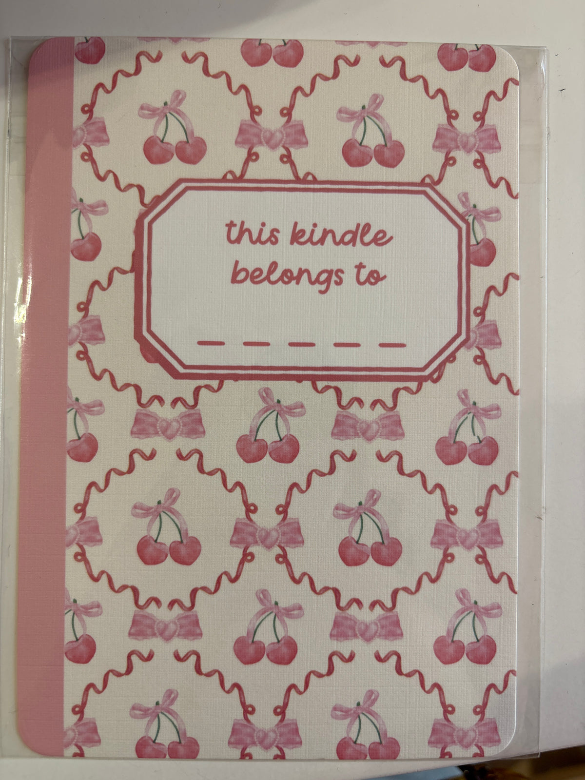 “This Belongs To” Kindle Insert