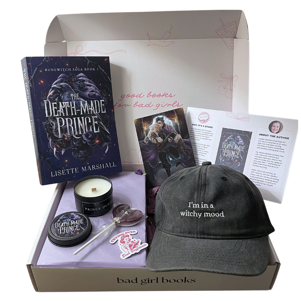 LEFTOVER: March book club box (The Death-Made Prince by Lisette Marshall)