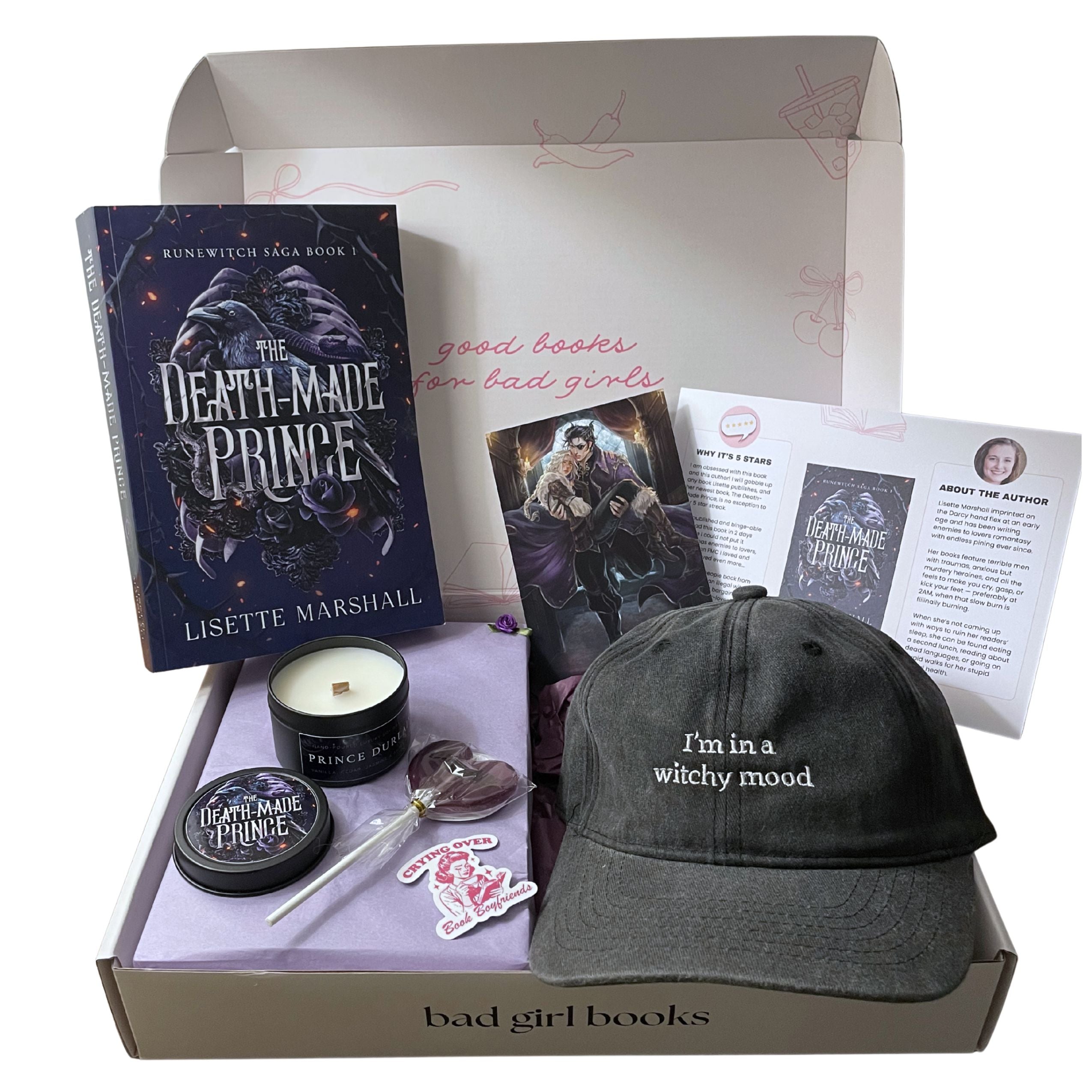 LEFTOVER: March book club box (The Death-Made Prince by Lisette Marshall)