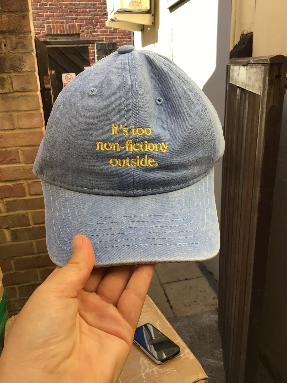 It’s Too Non-Fictiony Outside cap