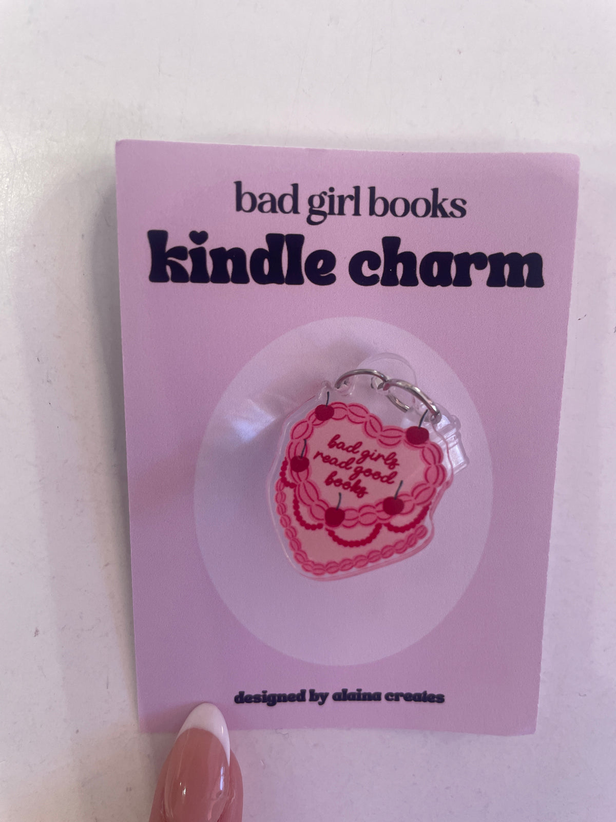 Kindle Charm - Bad girls read books